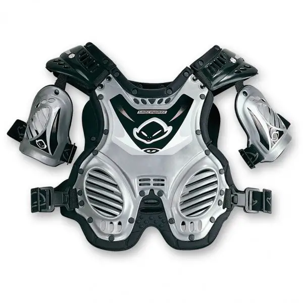 Ufo Plast Shockwave 8-12 years chest protection Silver