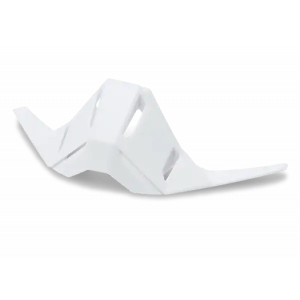 100% Replacement 3 Hole MX Nose Guard white