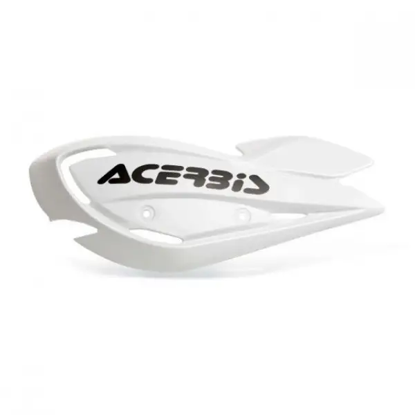 Acerbis pair of replacement plastics for Uniko ATV handguards white