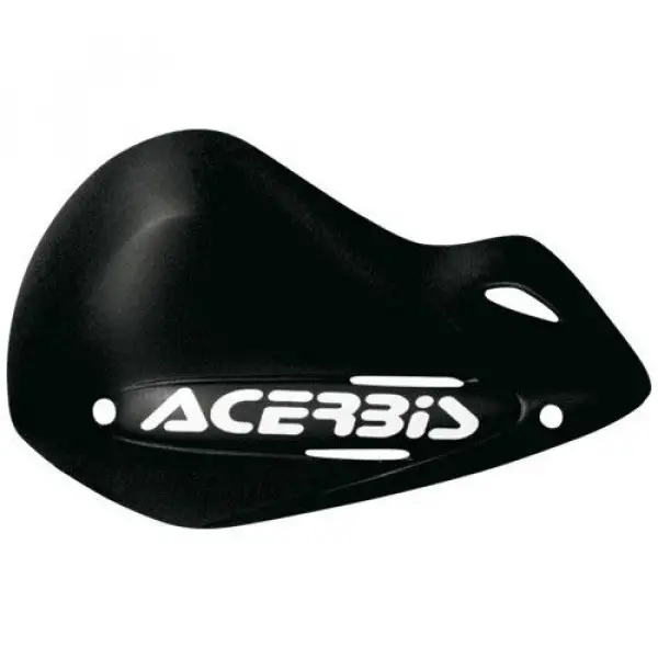 Acerbis pair replacement plastics T for Supermoto and Multiconcept handguards black