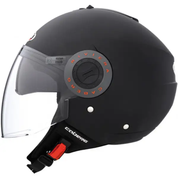 Caberg Riviera V2+ jet helmet col. matt black