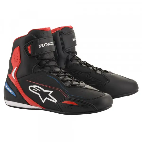 HONDA COLLECTION  HONDA FASTER-3 SHOES - BLACK RED BLUE