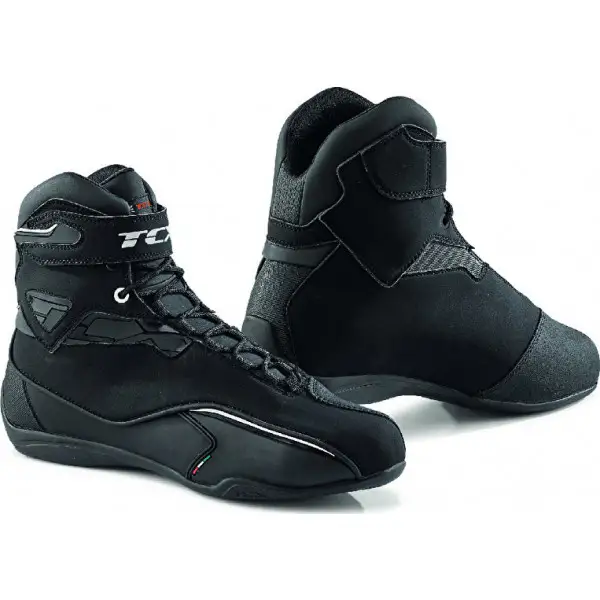 TCX ZETA WP Moto Shoes Black