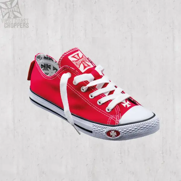 West Coast Choppers Warriors Low Top shoes Red