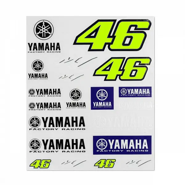 VR46 Racing Yamaha small stickers