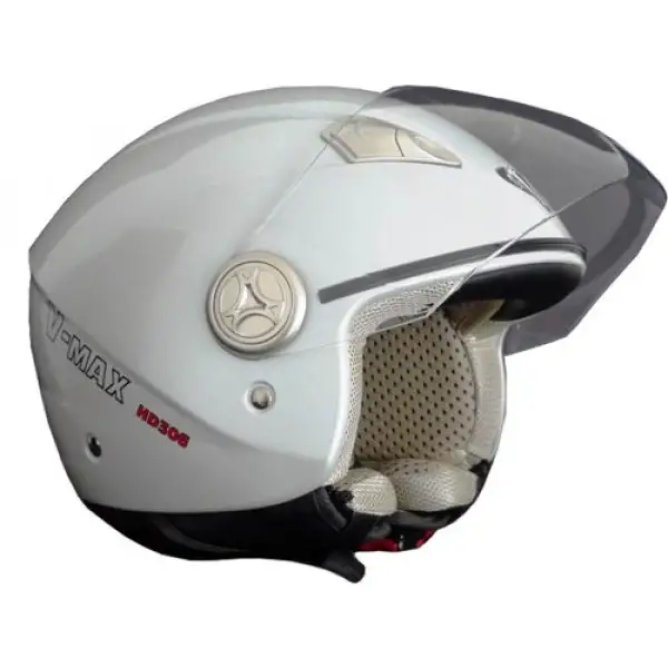V-MAX HD306 open-face helmet col. white pearl