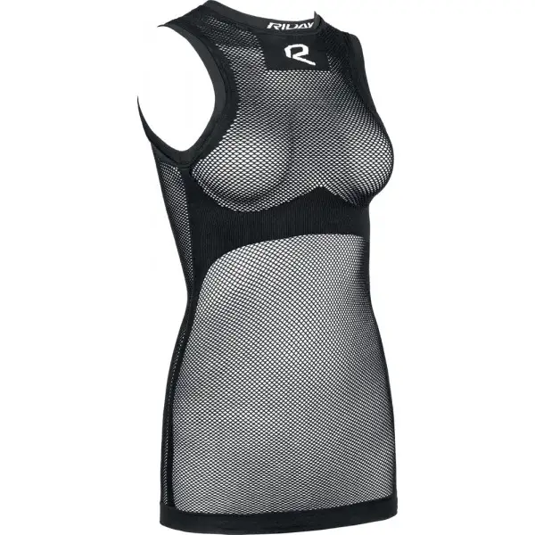 Riday WOMAN SLEEVELESS NET SHIRT Black