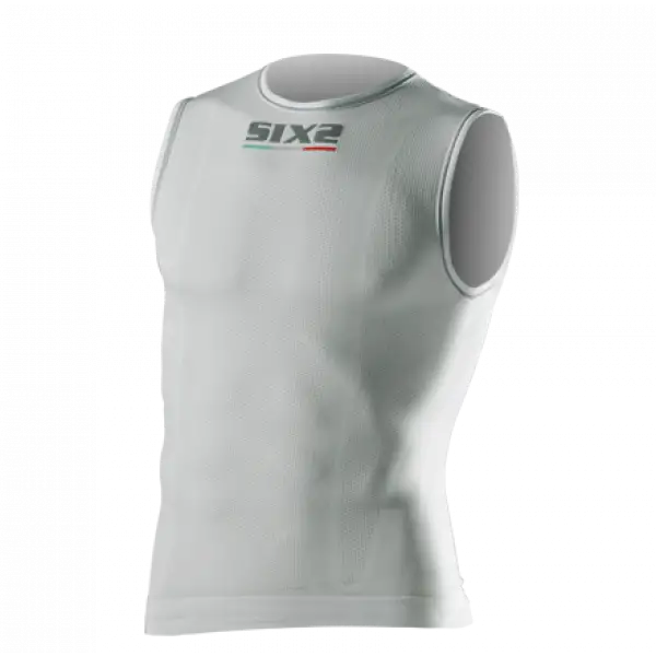 Sixs sleeveless undervear shirt White