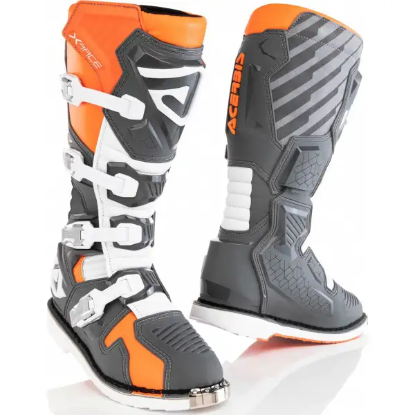 Acerbis X-Race cross boots Orange Grey