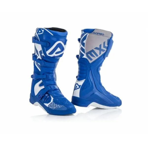 Acerbis X-Team cross boots Blue White