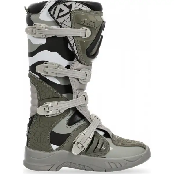 Acerbis X-TEAM cross boots brown grey