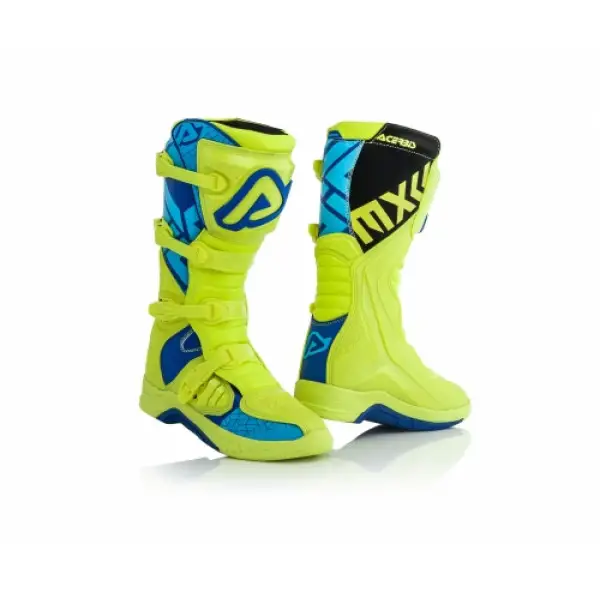 Acerbis X-Team cross boots Yellow Blue