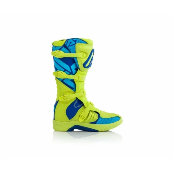 Acerbis X-Team cross boots Yellow Blue