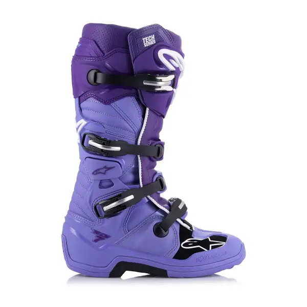 Boots cross Alpinestars Tech 7 Purple White