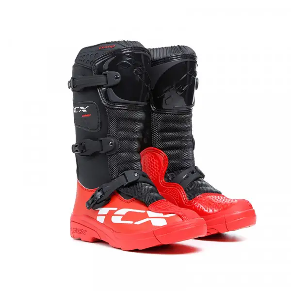 TCX COMP-KID Kid's Cross Boots Black Red