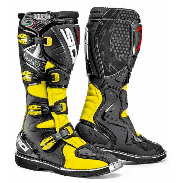 SIDI Agueda offroad Boots yellow fluo black