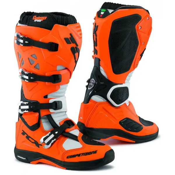 Stivali cross Tcx Comp Evo Michelin arancio nero