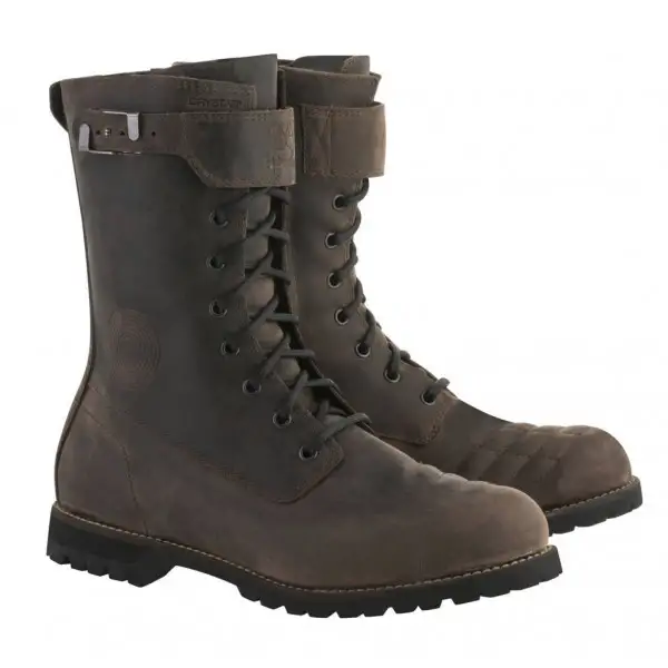 Oscar by Alpinestars FIRM DRYSTAR leather boots Brown dark