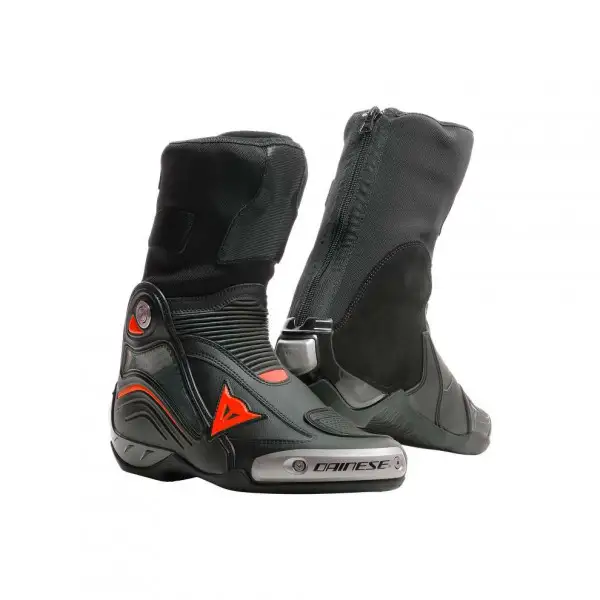 Dainese AXIAL D1 boots Black Red Fluo