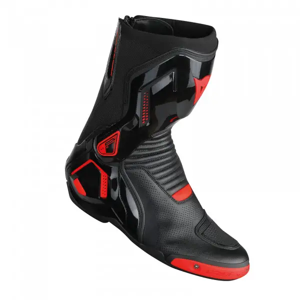 Dainese Course D1 Out Air racing boots black fluo red