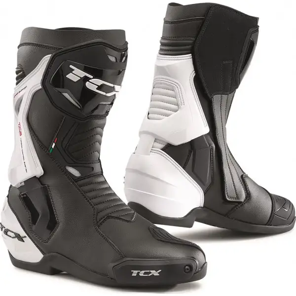 TCX ST-FIGHTER racing boots Black White