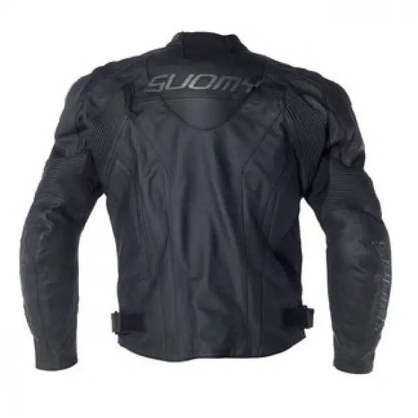 Suomy Rebel leather jacket Black Grey