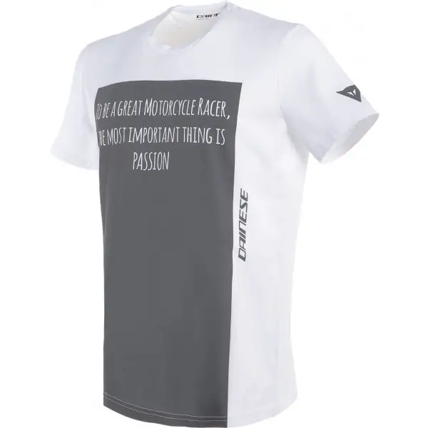 Dainese RACER-PASSION t-shirt White Anthracite