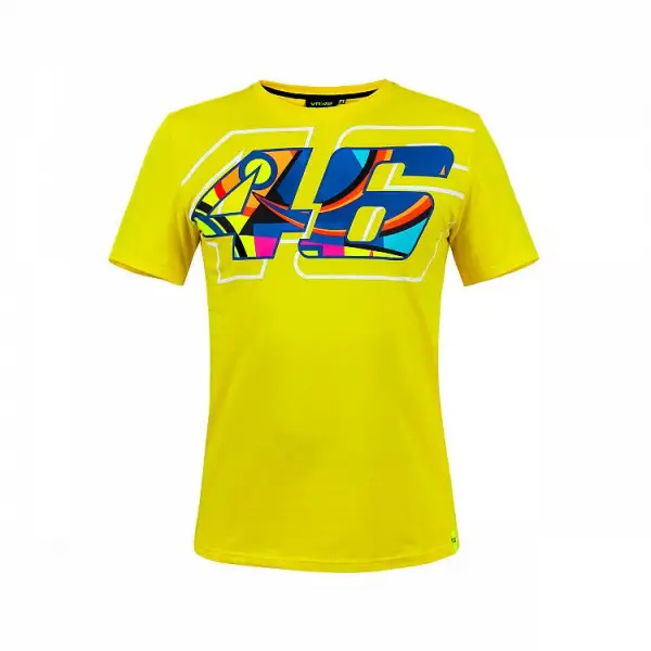 VR46 46 HELMET T-Shirt YELLOW