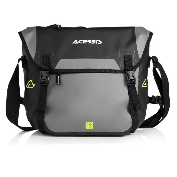 Tracolla waterproof Acerbis No Water 12 litri Nero Grigio