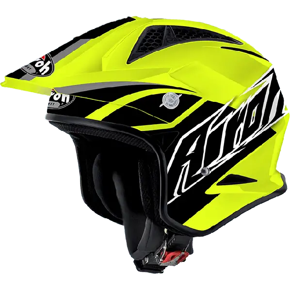 Casco cross Airoh TRR Breaker giallo lucido