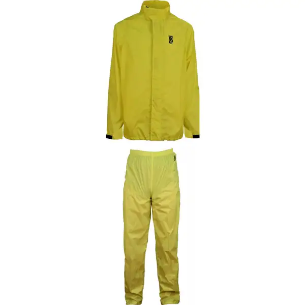 Divisible rainproof suit SYSTEM SET FLUO Yellow Fluo