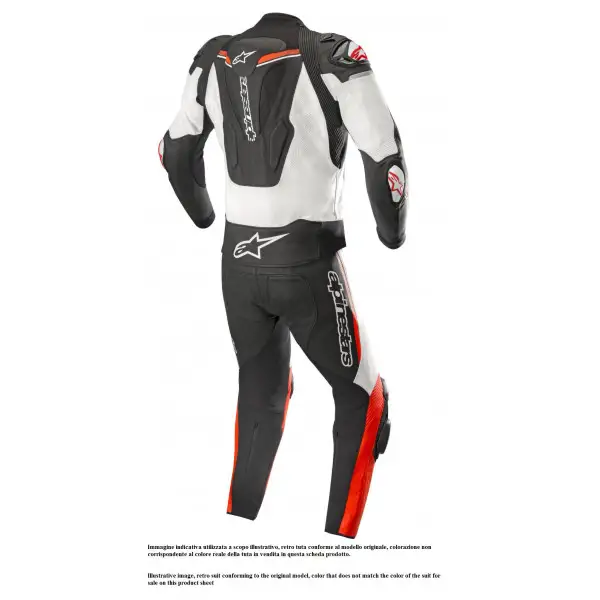 Alpinestars ATEM v3 2PC divisible leather suit Black White