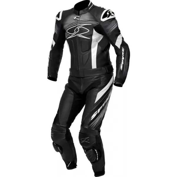 Spyke ESTORIL SPORT 2pc leather racing suit White Black