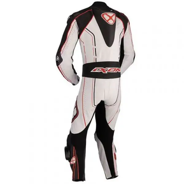 Ixon Zenith summer motorcycle Kangaroo Leather Suit Red