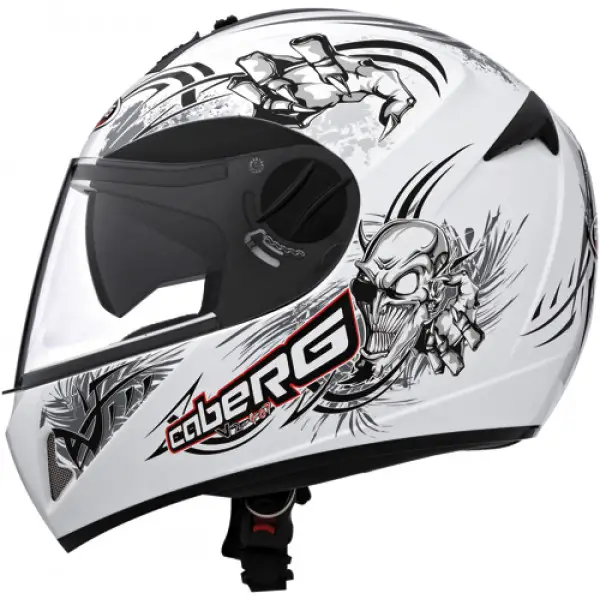 Caberg V2 407 Hellracer II  full-face helmet white-black