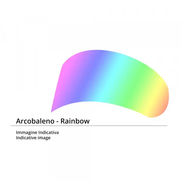SMK rainbow iridium visor for Cooper