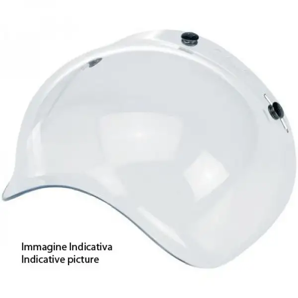 Airoh Antiscratch Bubble Visor For RIOT GARAGE helmet clear