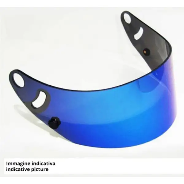 Suomy original visor for KR-1 helmets iridium blue