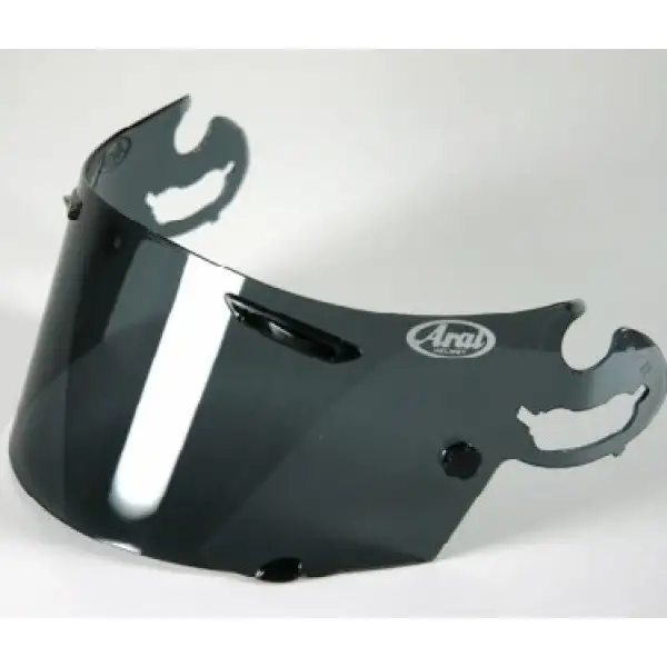 Racing visor prepared for Arai tear-off for Rx7-Gp Fumè