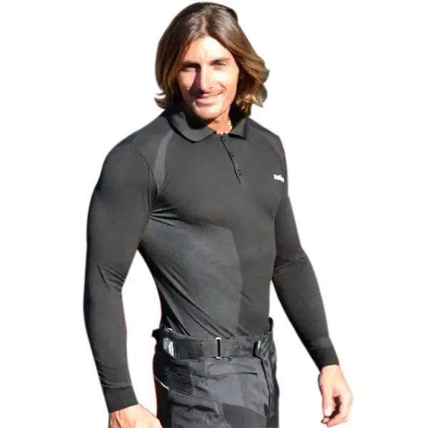 Befast West carbon long sleeved polo