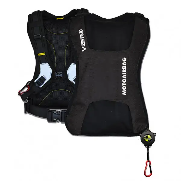 Backpack Airbag Motoairbag vZero Plus Black with Fast Lock