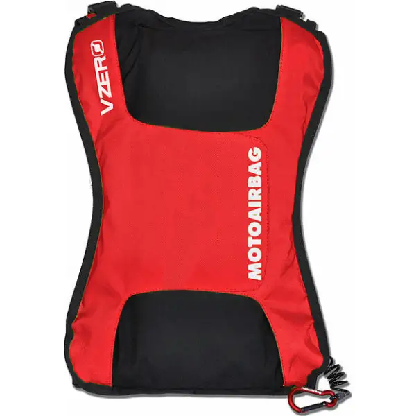 Motoairbag vZero Plus Airbag Backpack with Fast Lock Red
