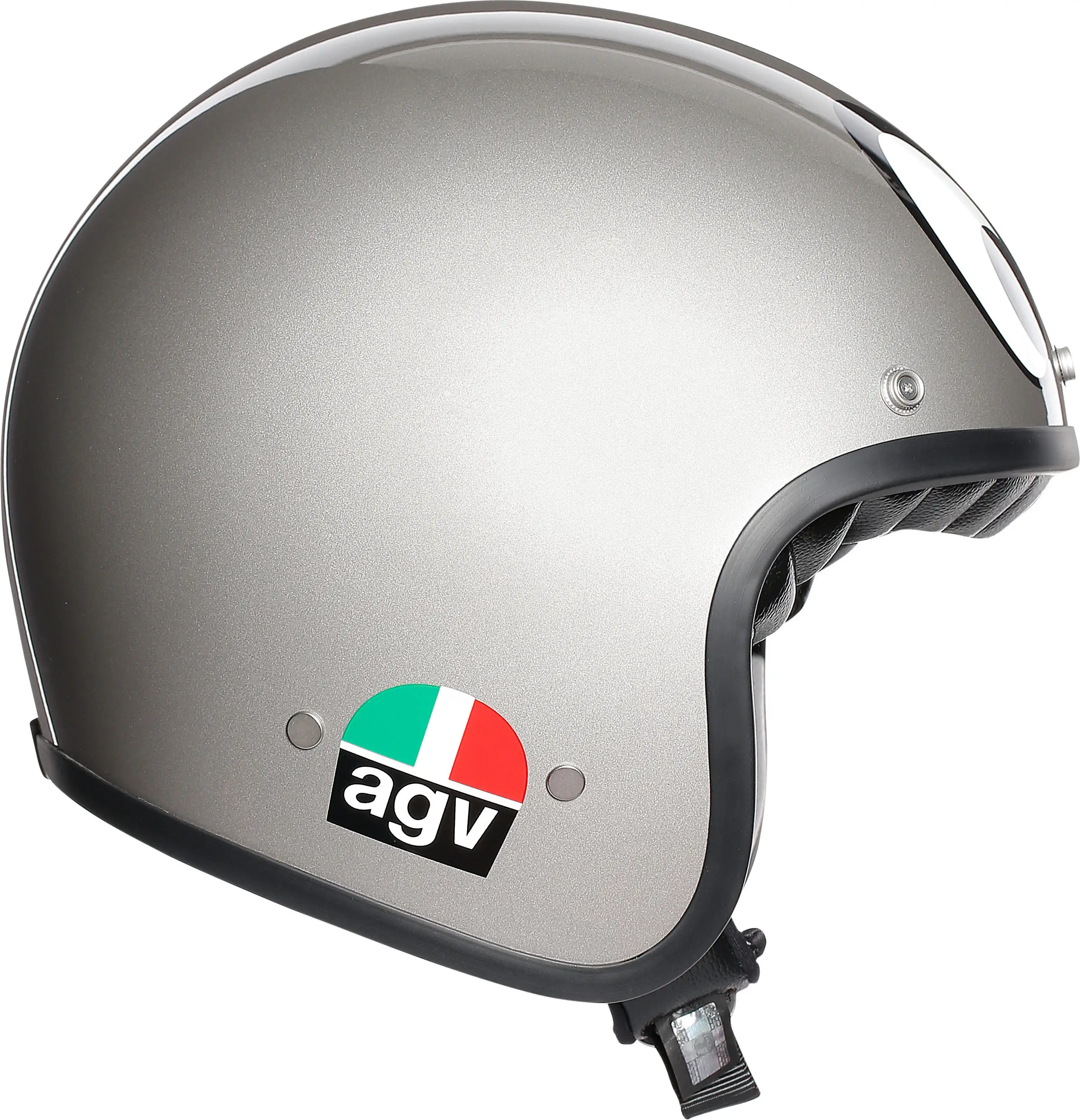 AGV Legends X70 MULTI MONTJUIC fiber jet helmet silver