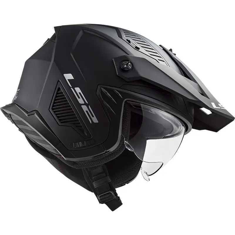 LS2 OF606 DRIFTER SOLID modular helmet Black ECE 22-06