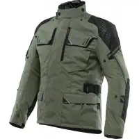 Giacca moto Dainese Ladakh 3L D-Dry 3 strati Verde militare Nero 