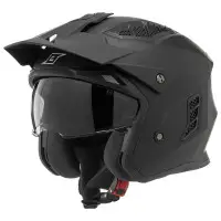 Befast Jet Helmet peak with internal visible Tricher ce metal black