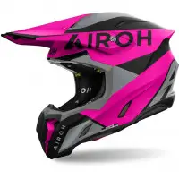 Airoh TWIST 3 KING Matt Pink Cross Helmet