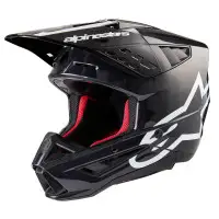 Alpinestars S-M5 CORP HELMET ECE 22.06 Dark Grey Glossy Cross Helmet