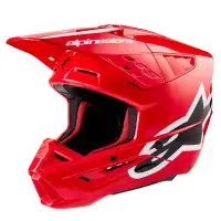 Cross helmet Alpinestars S-M5 CORP HELMET ECE 22.06 Glossy Red