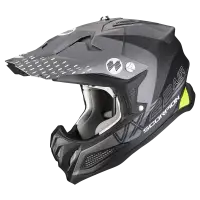 Cross Scorpion helmet VX 22 AIR ARES Matt black Silver